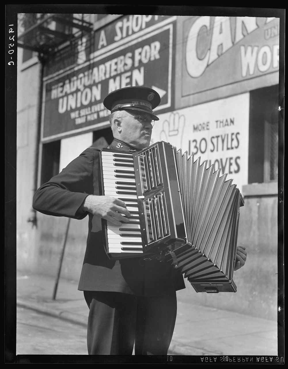 Solo. Salvation Army, San Francisco, California. Sourced from the Library of Congress.