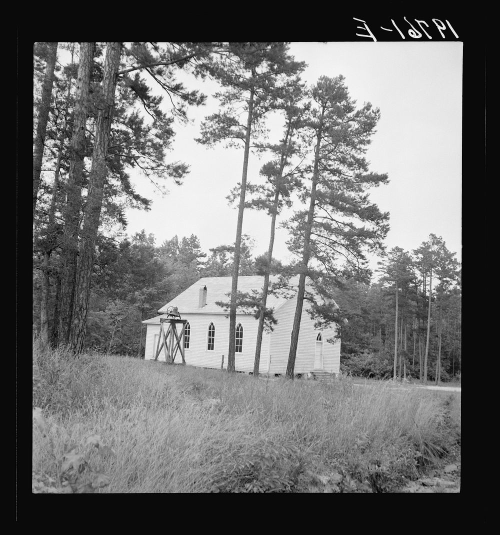  Baptist church. Person County, North Carolina. Sourced from the Library of Congress.