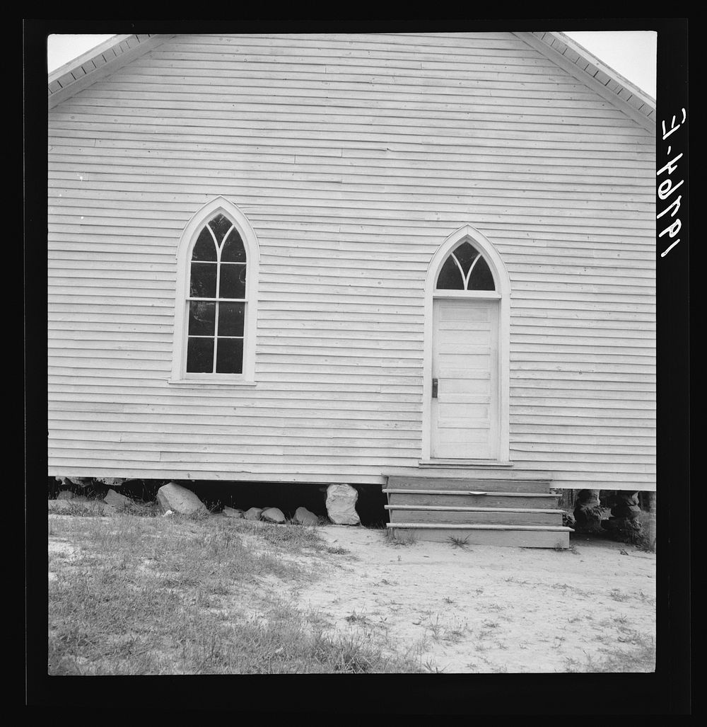 [Untitled photo, possibly related to:  Baptist church. Person County, North Carolina]. Sourced from the Library of Congress.