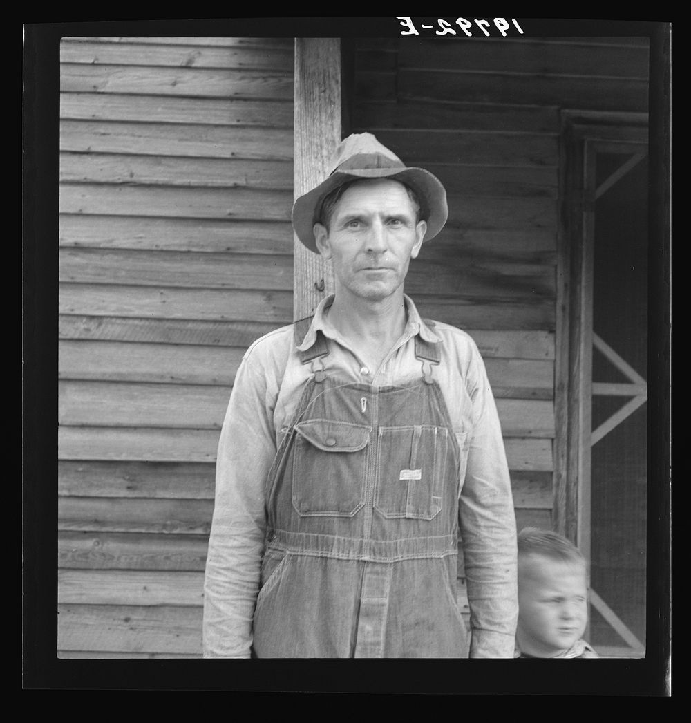 [Untitled photo, possibly related to: Tobacco sharecropper. Person County, North Carolina]. Sourced from the Library of…