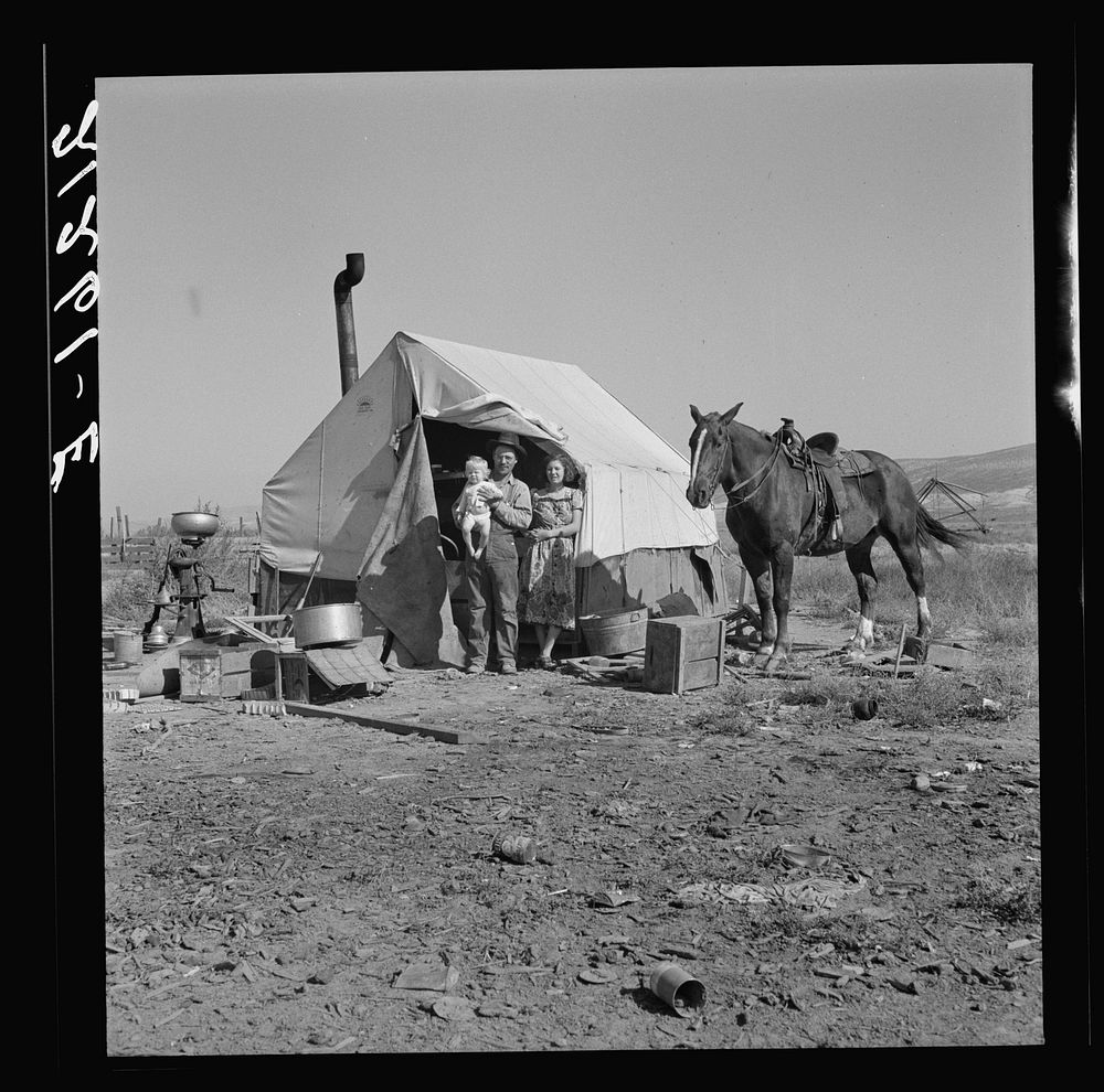 [Untitled photo, possibly related to: The Fairbanks home (FSA - Farm Security Administration). Willow Creek area, Malheur…