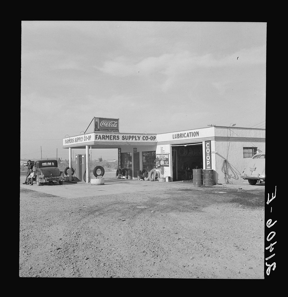 Farmers' supply co-op established in 1936. 800 farmers in this county belong. Sells also radios, washing machines, and…
