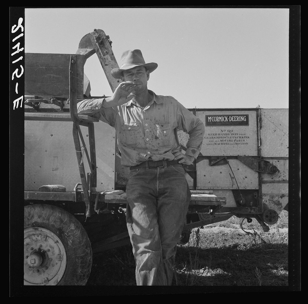 George Cleaver who is trying to develop 177 acres of raw land. He has five sons. Malheur County, Oregon. Sourced from the…