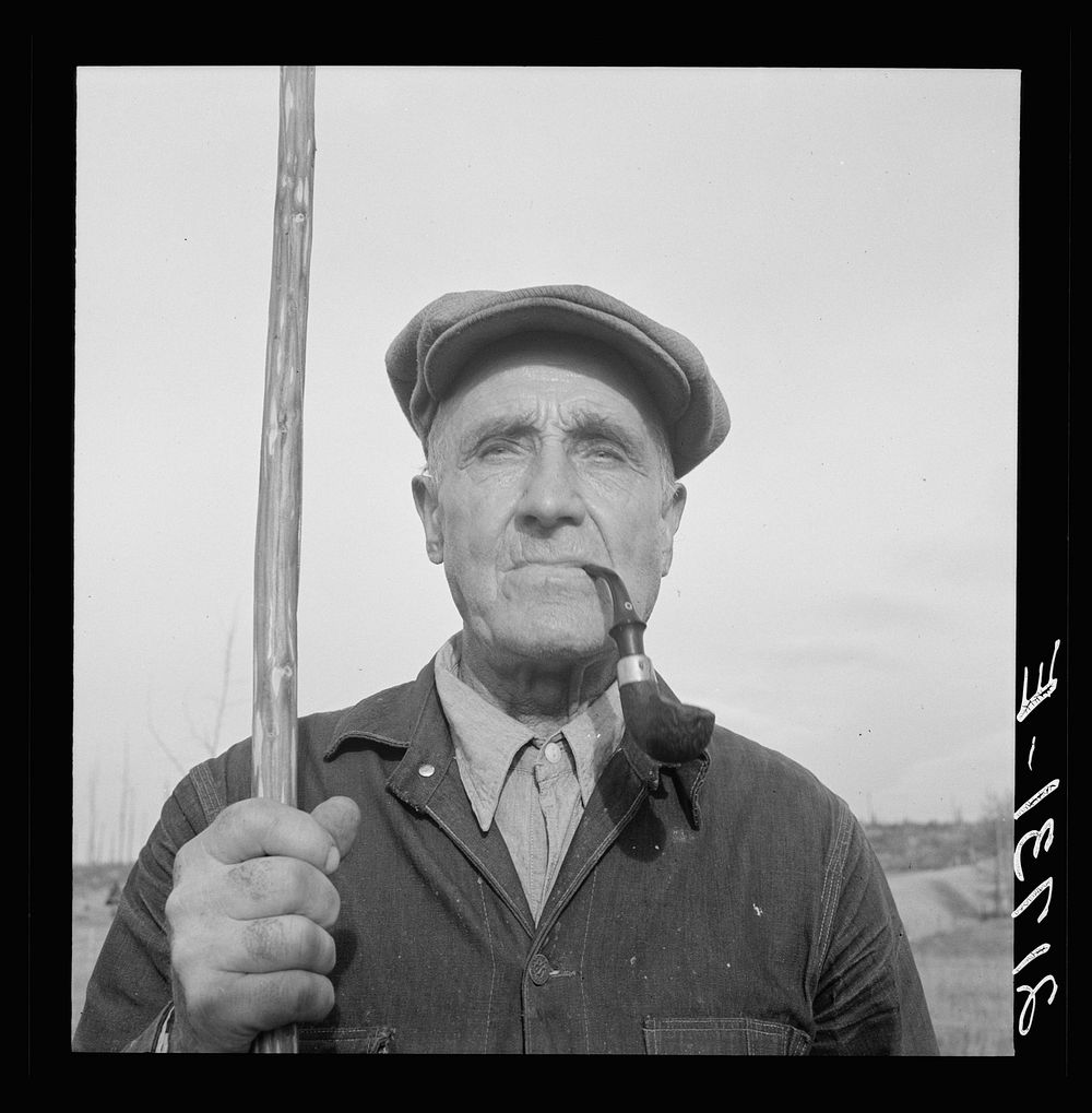 Early settler of the valley. He came in 1916. Priest River Valley, Bonner County, Idaho. See general caption 49. Sourced…
