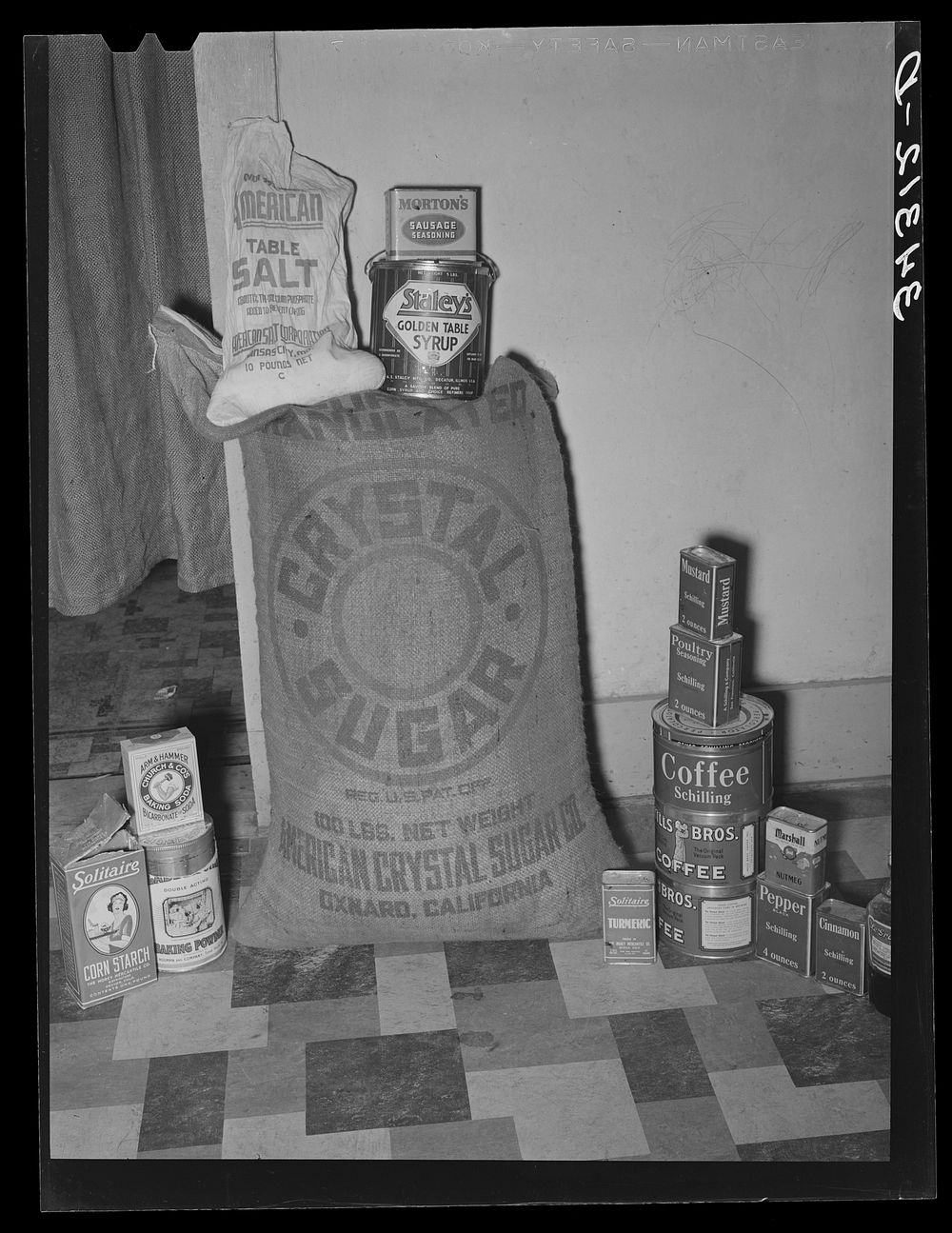 [Untitled photo, possibly related to: One Spanish-American FSA (Farm Security Administration) client following the live-at…