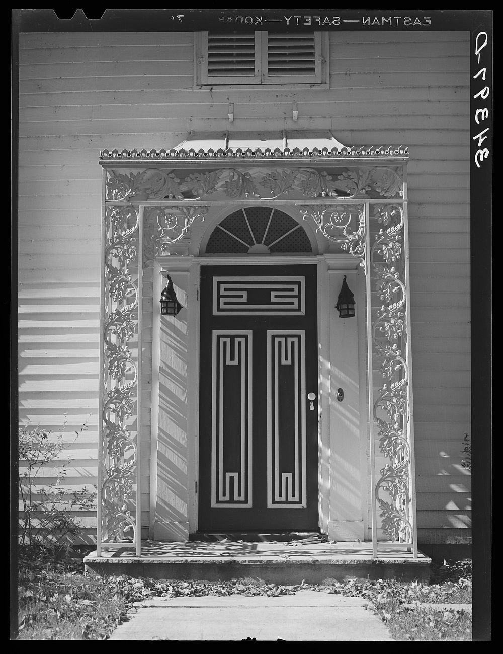 Entrance to home. Manchester, Vermont by Russell Lee