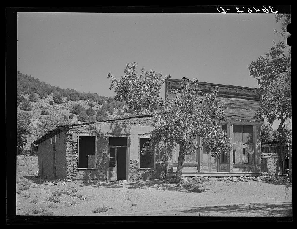 Old store building at Georgetown, New Mexico. The mining operations dates back to the Spanish conquistadores and is now…