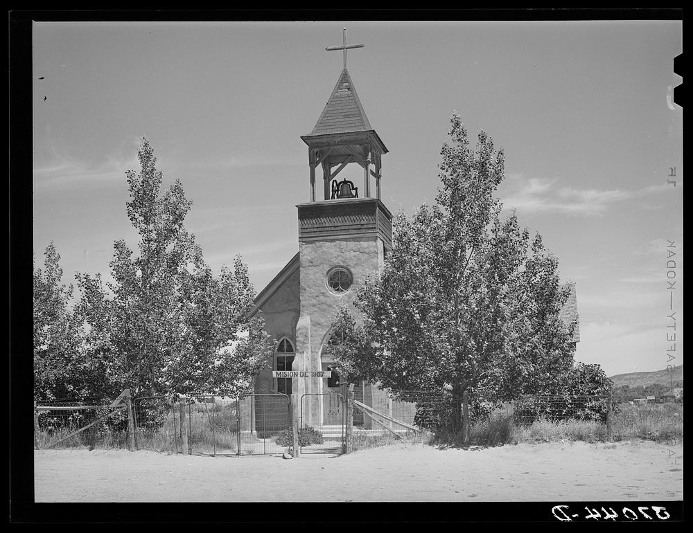 Church, Garcia, Colorado by Russell Lee