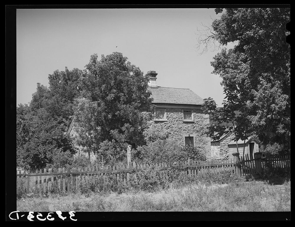 One of the older rock houses in the village of Mendon, Utah, second oldest Mormon settlement north of Salt Lake City by…