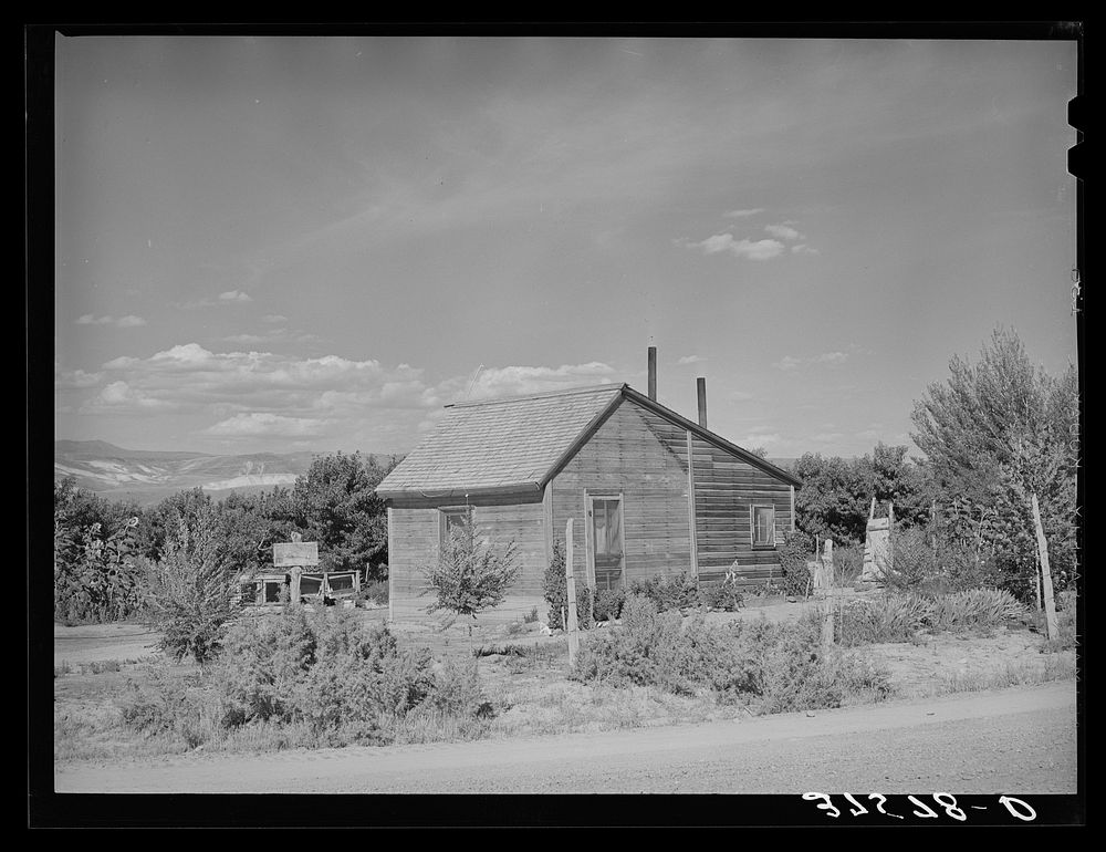 House of fruit rancher. Delta County, Colorado by Russell Lee