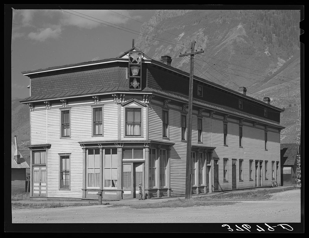 Rooming house and lodge hall at Silverton, Colorado by Russell Lee