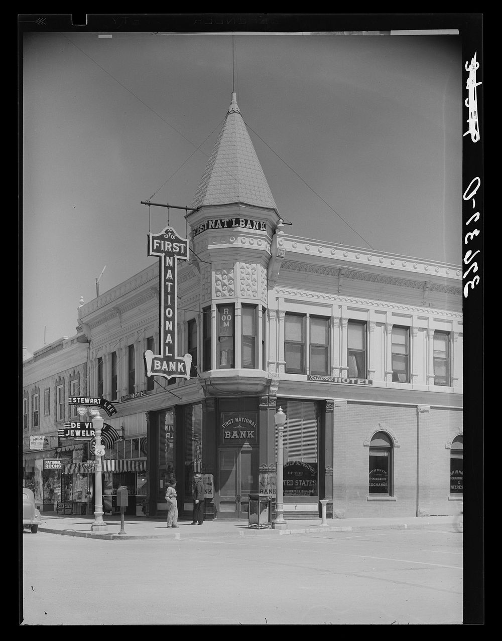 [Untitled photo, possibly related to: Old bank. Montrose, Colorado] by Russell Lee
