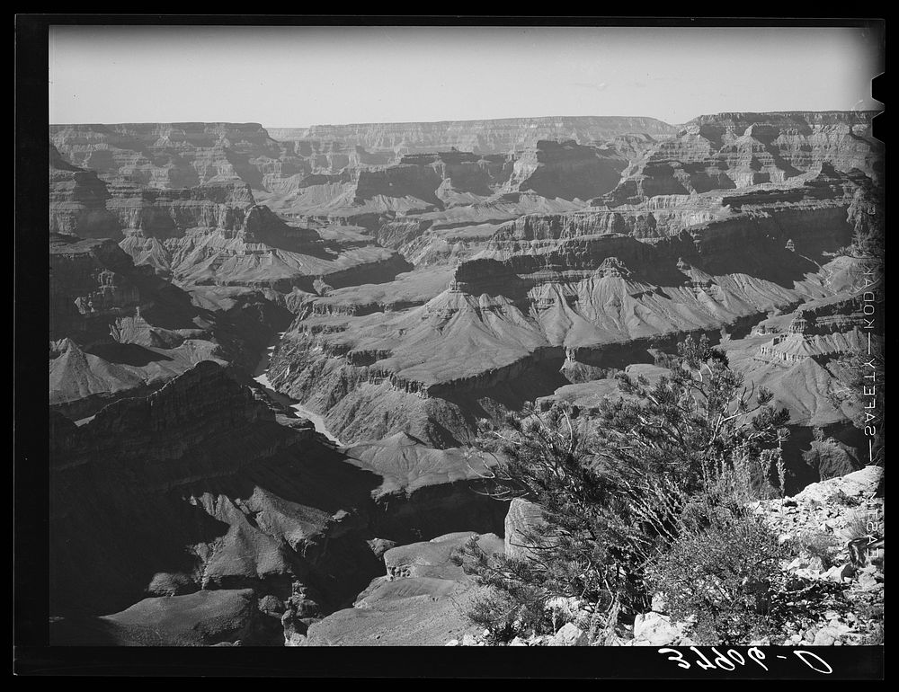[Untitled photo, possibly related to: Grand Canyon of the Colorado River. Grand Canyon, Arizona] by Russell Lee