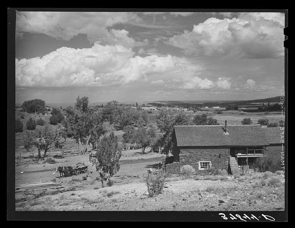 Farmstead. Concho, Arizona by Russell Lee