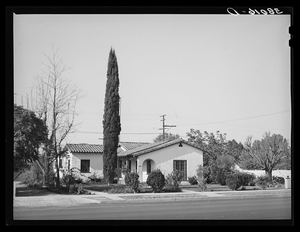 House in Delano, California by Russell Lee