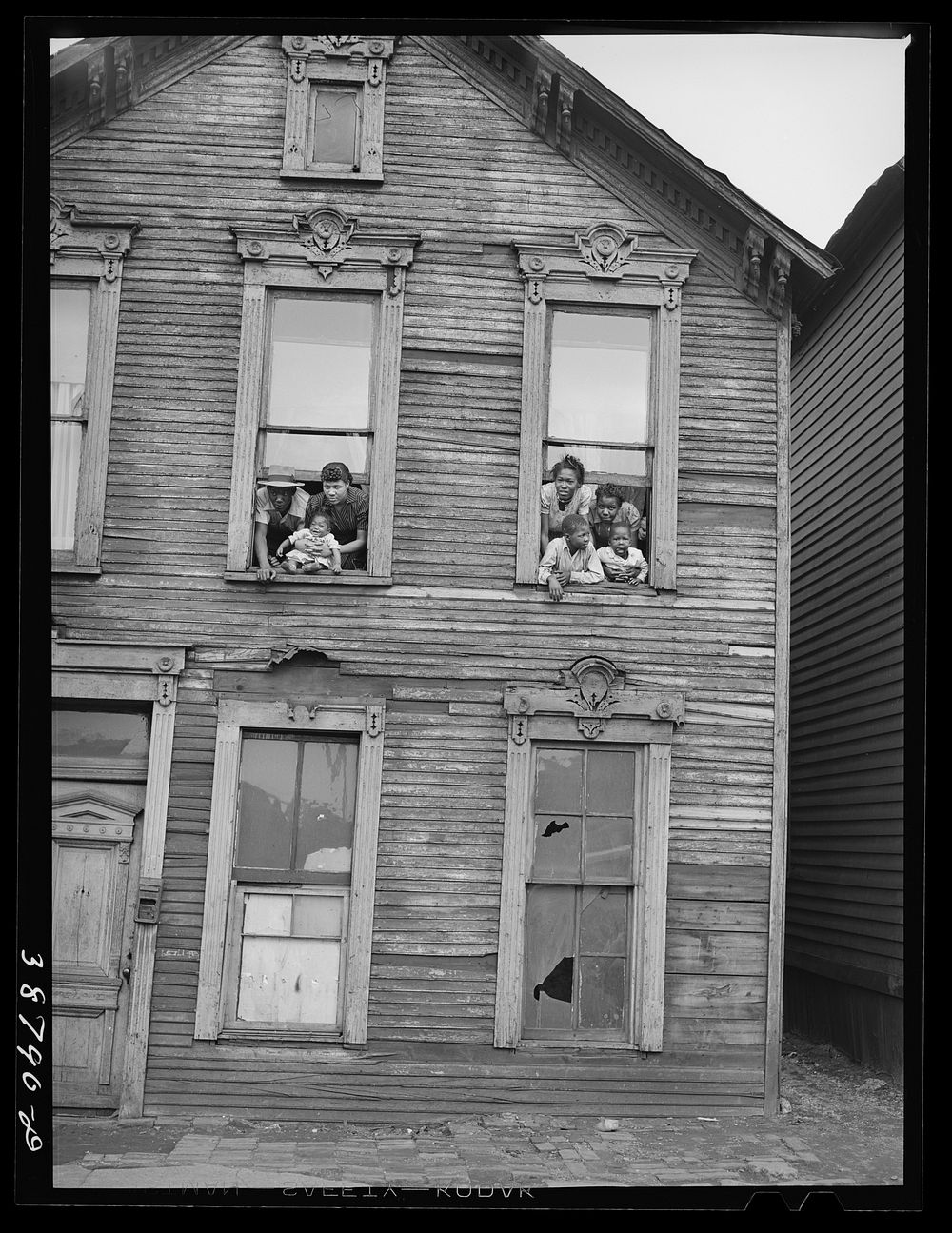 [Untitled photo, possibly related to: House in African American section of Chicago, Illinois] by Russell Lee