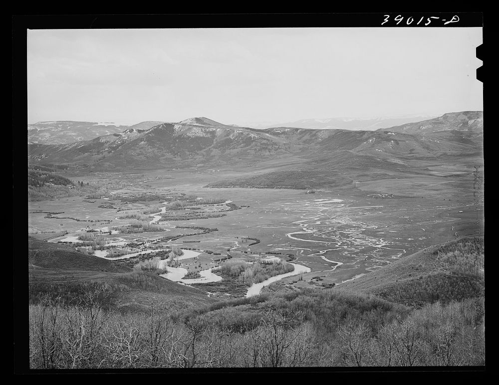 [Untitled photo, possibly related to: Yampa River Valley, Routt County, Colorado] by Russell Lee