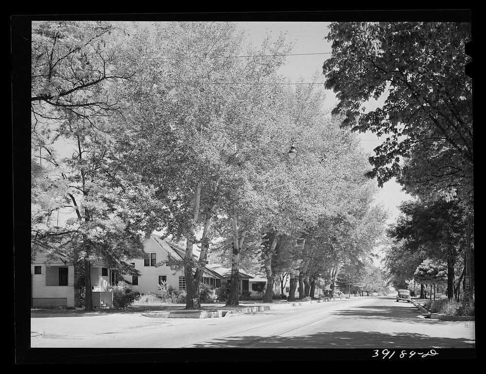 Street in the residential section of Caldwell, Idaho. In Caldwell is the College of Idaho, the oldest institution of higher…