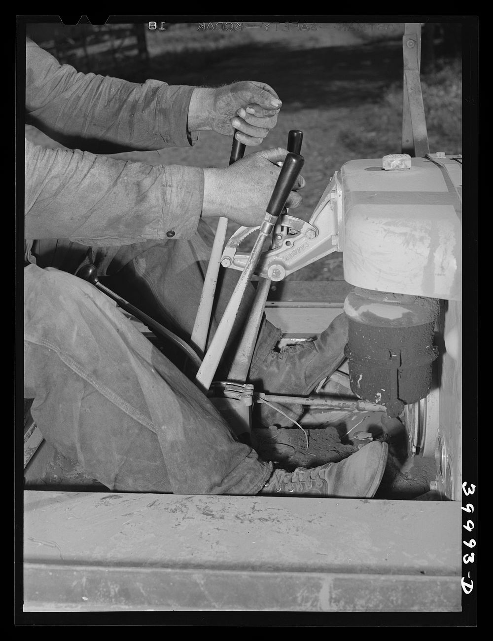 Gear levers caterpillar tractor. Whitman Free Photo rawpixel