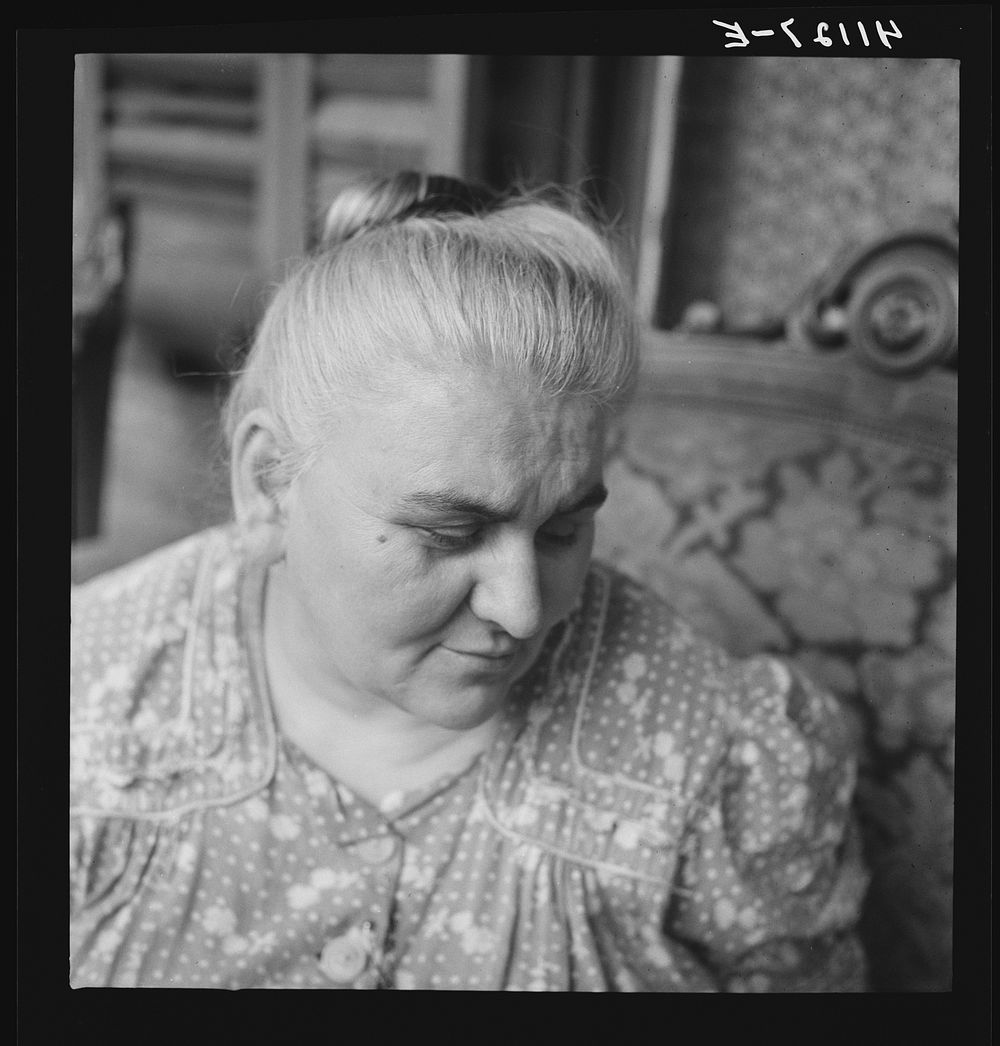 Polish woman living on High Street, Mauch Chunk, Pennsylvania. Sourced from the Library of Congress.
