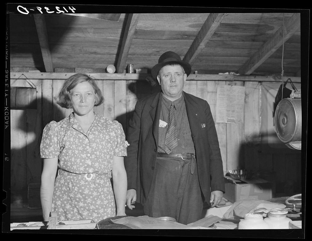 [Untitled photo, possibly related to: Inside of the Tri-County Farmers Co-op Market at Du Bois, Pennsylvania]. Sourced from…