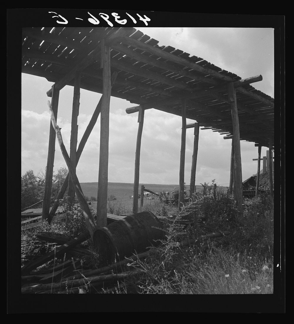 Landscape in the coal and farm area near Du Bois, Pennsylvania. Sourced from the Library of Congress.