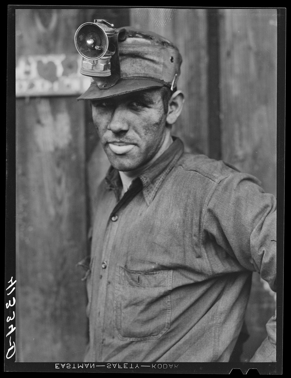 Miner at Dougherty's mine, near Falls Creek, Pennsylvania. Sourced from the Library of Congress.