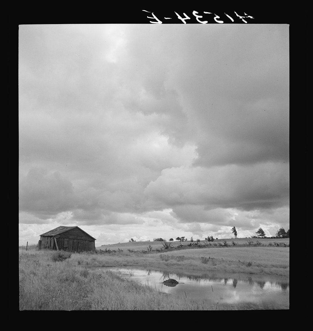 [Untitled photo, possibly related to: Just before a storm along the Mud Lake Road near Townsend, New York]. Sourced from the…