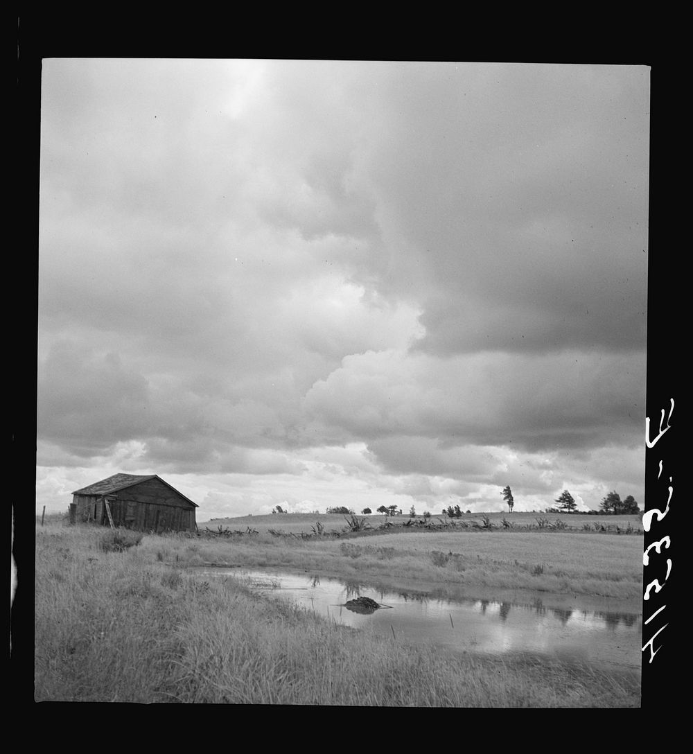 Just before a storm along the Mud Lake Road near Townsend, New York. Sourced from the Library of Congress.