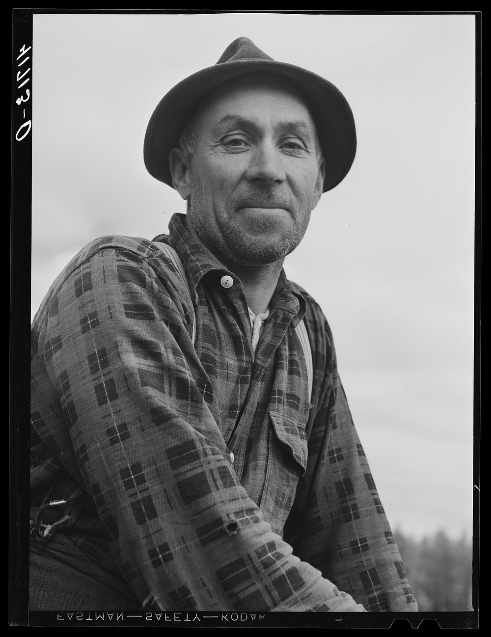 French Canadian potato picker working on one of the farms of the Woodman Potato Company. Caribou, Maine. Sourced from the…