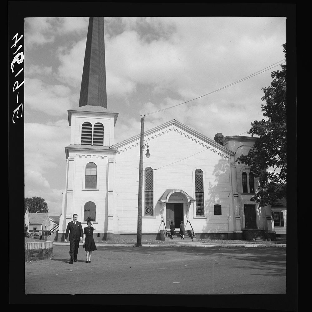 Church. Thompsonville, Connecticut. Sourced from the Library of Congress.