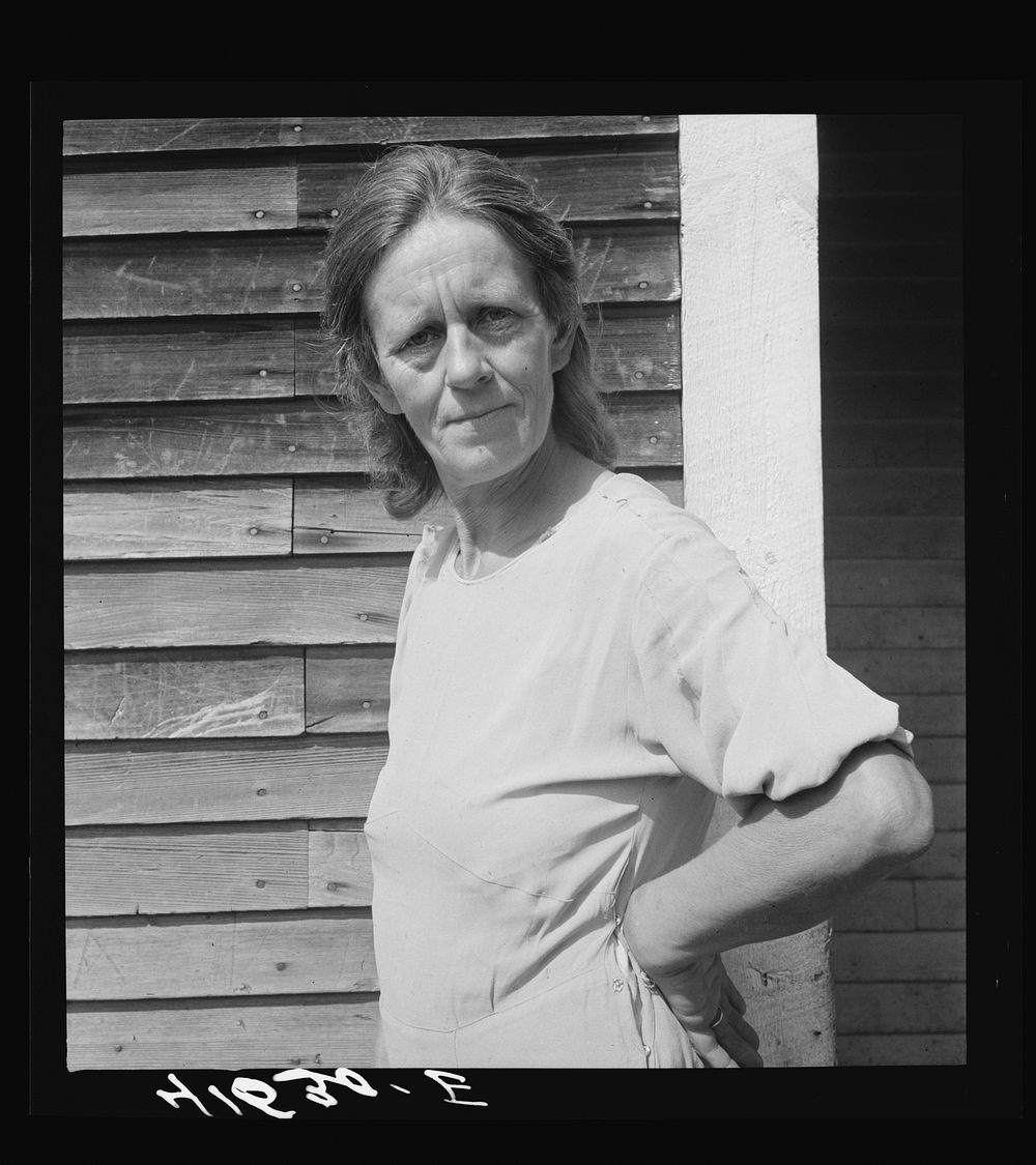 [Untitled photo, possibly related to: Mrs. Mary Smith, Polish tobacco farmer married to a Yankee. She runs the farm, husband…