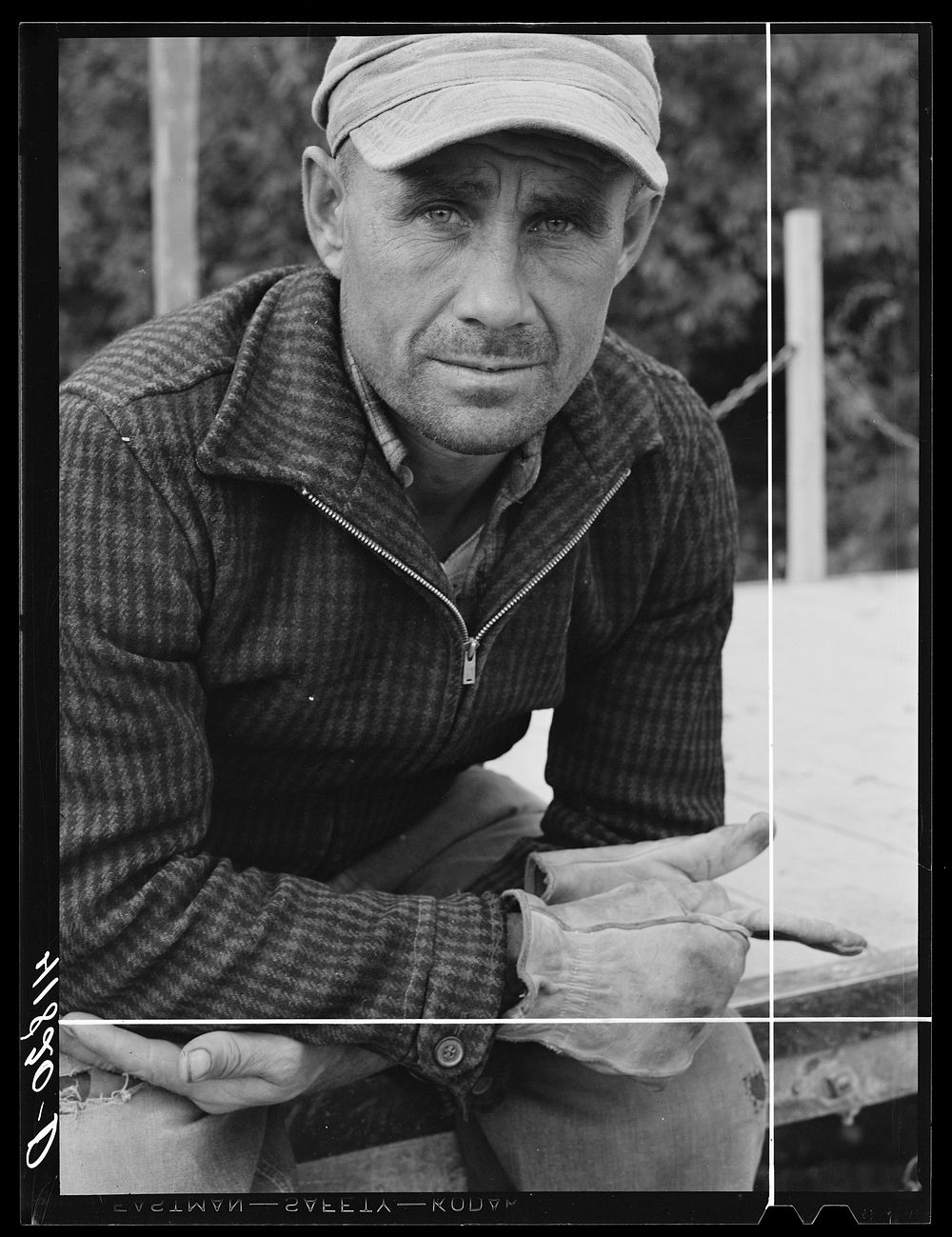 French-Canadian farm labor employed at the Woodman Potato Company. Eleven miles north of Caribou, Maine. Sourced from the…