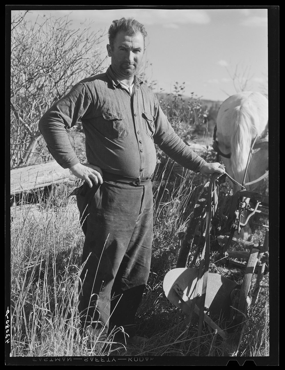 A Swedish potato farmer of New Sweden, Maine. Sourced from the Library of Congress.