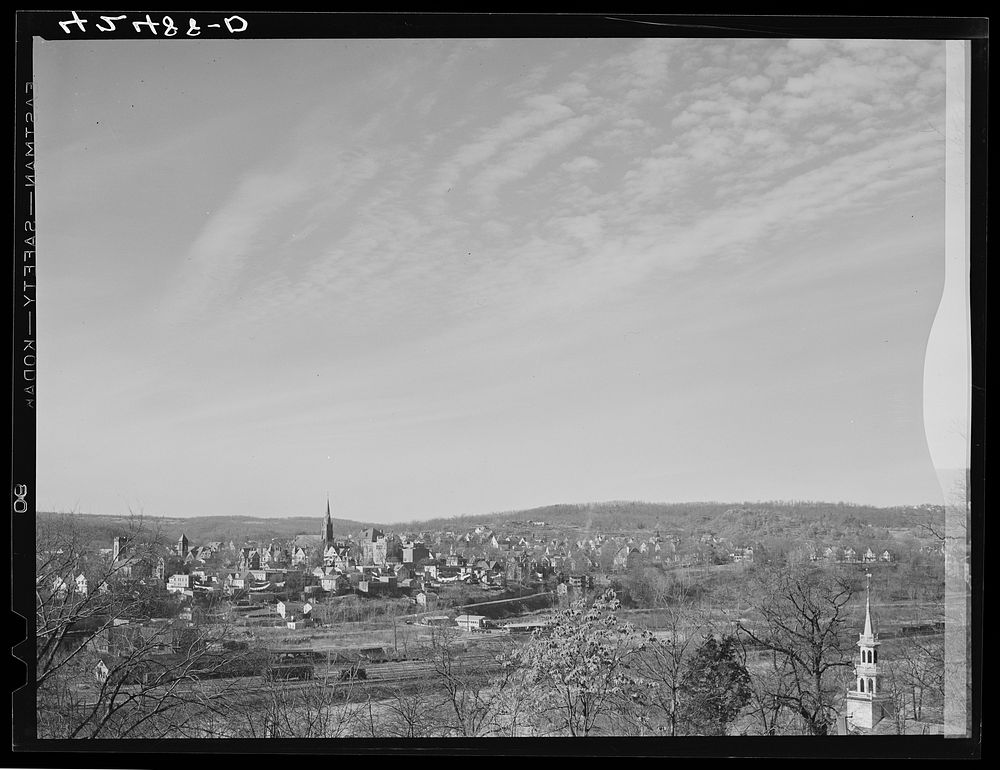 General view of Derby, Connecticut. Sourced from the Library of Congress.