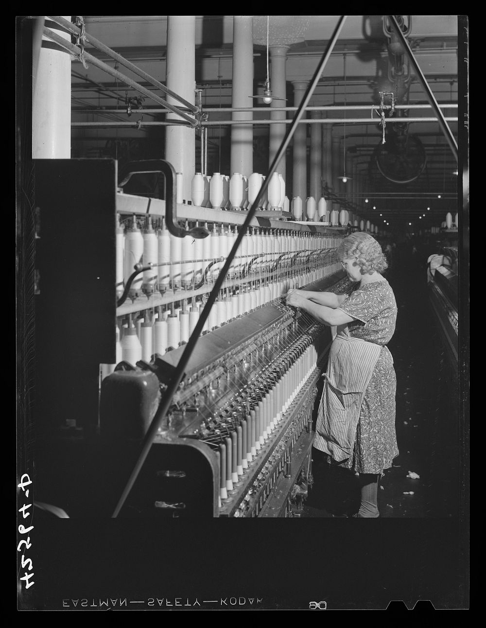 Spinning cotton thread Denomah Mills, Free Photo rawpixel