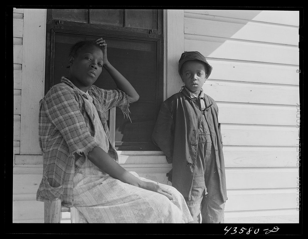 This family was relocated at FSA (Farm Security Administration) Orangeburg Farms when they had to move out of the Santee…