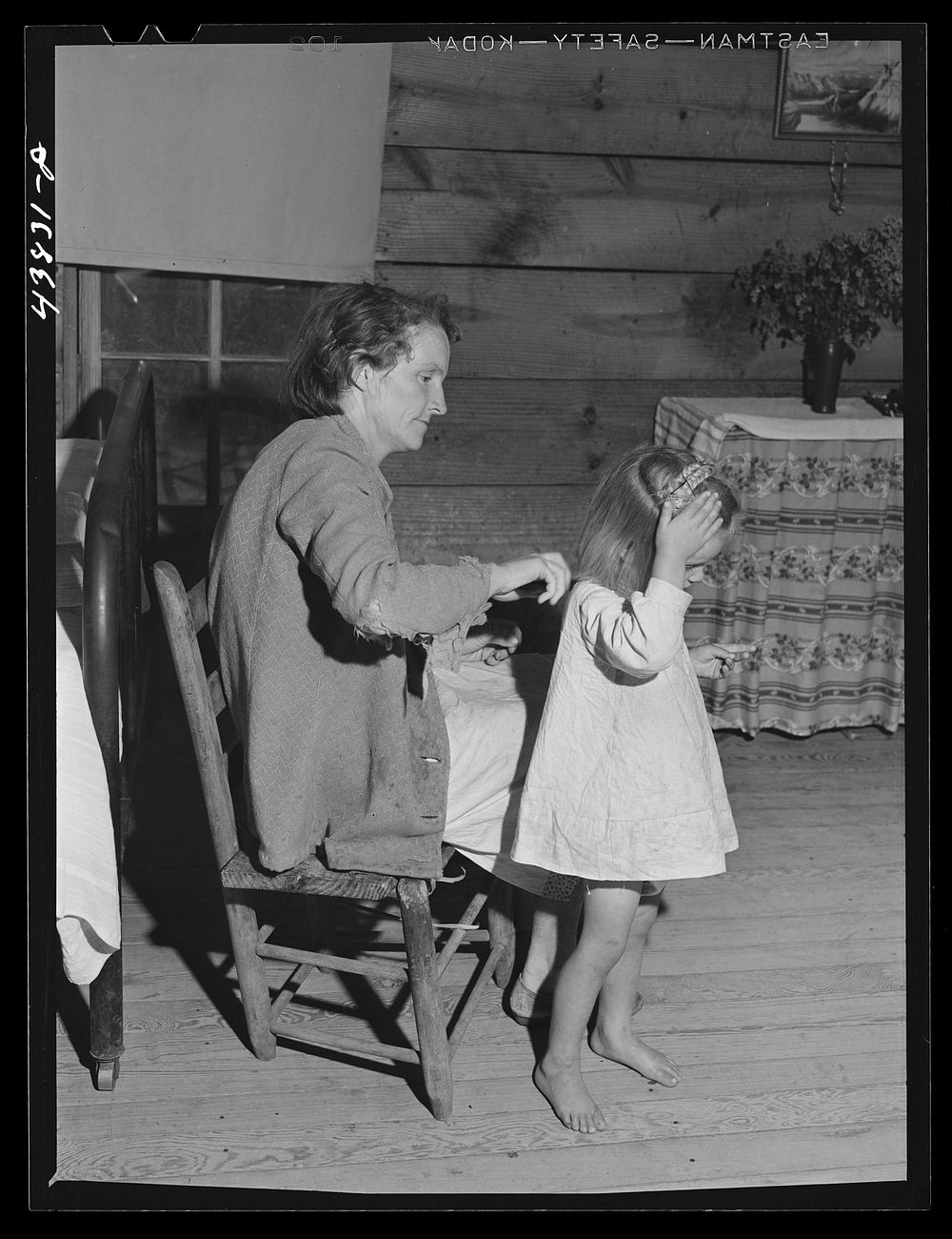 FSA (Farm Security Administration) borrower and tenant with one of her children. Heard County, Georgia. Sourced from the…