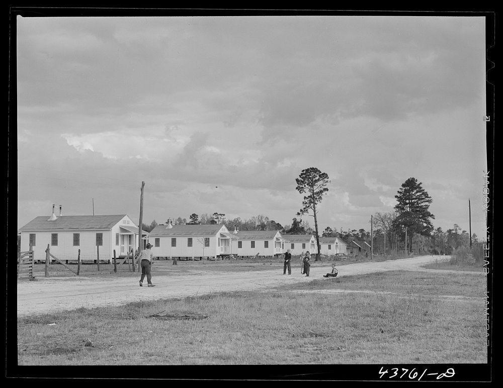 [Untitled photo, possibly related to: Playing ball at Hazlehurst Farms, Inc.]. Sourced from the Library of Congress.