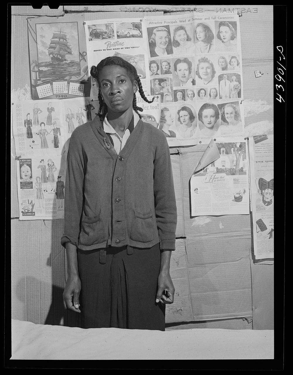 Mrs. Henry Dukes, wife of tenant farmer and FSA (Farm Security Administration) borrower. She has about nine children and has…