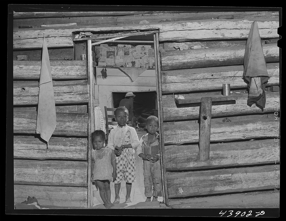 In the home of Mr. Frank Cunningham,  FSA (Farm Security Administration) borrower and renter. South of Franklin, Georgia…