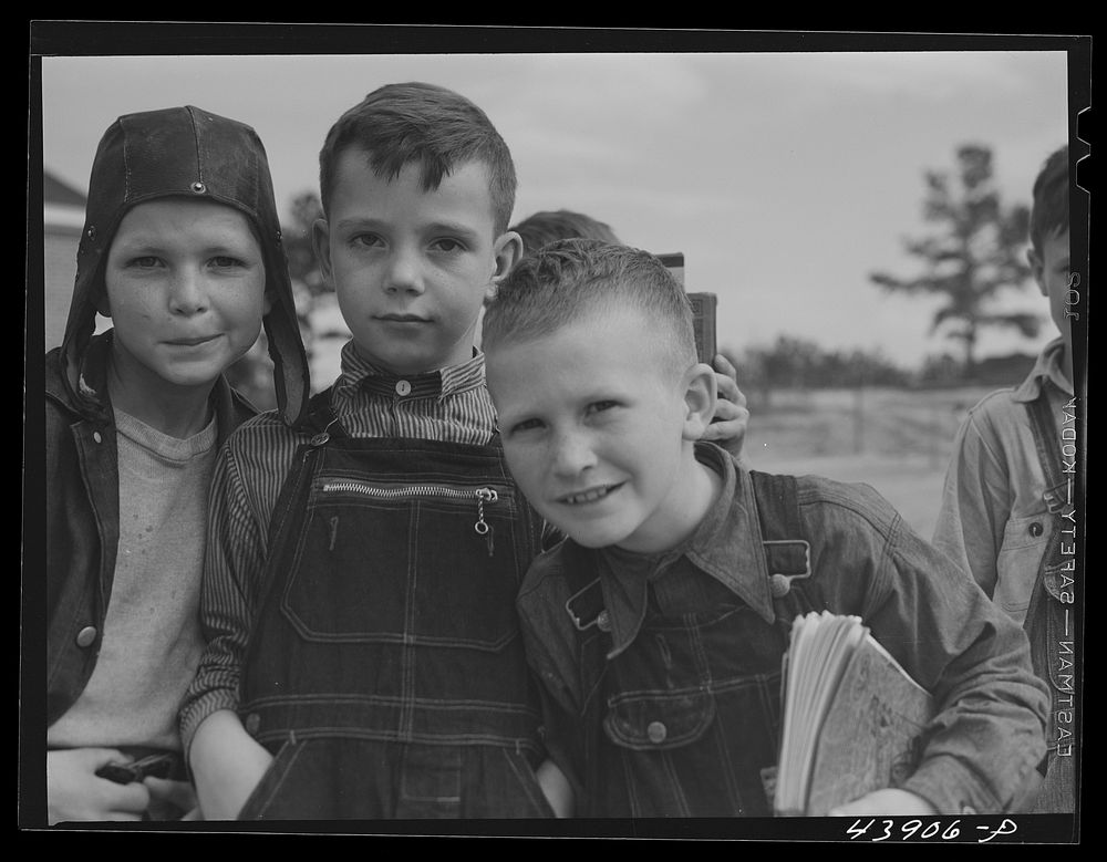 [Untitled photo, possibly related to: Schoolchildren in Franklin, Heard County, Georgia]. Sourced from the Library of…