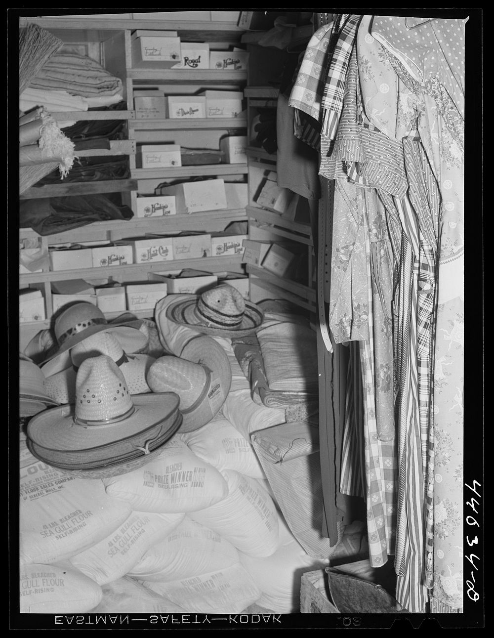 [Untitled photo, possibly related to: Inside a rolling store. Heard County, Georgia]. Sourced from the Library of Congress.