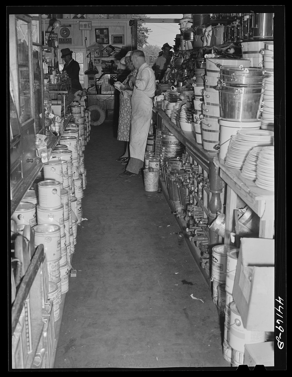 In the Bickers-Goodwin general store in Greensboro. Greene County, Georgia. Sourced from the Library of Congress.