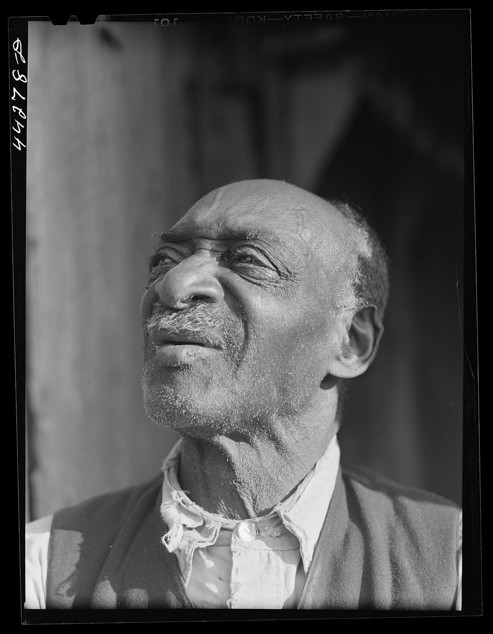 [Untitled photo, possibly related to: Mr. Henry Brooks, ex-slave. Parks Ferry Road, Greene County, Georgia]. Sourced from…