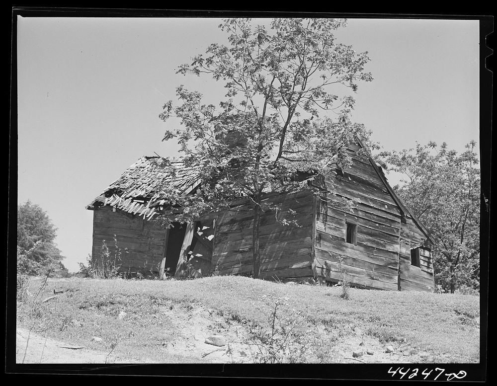 Old slave hut. Greene County, Georgia. Sourced from the Library of Congress.