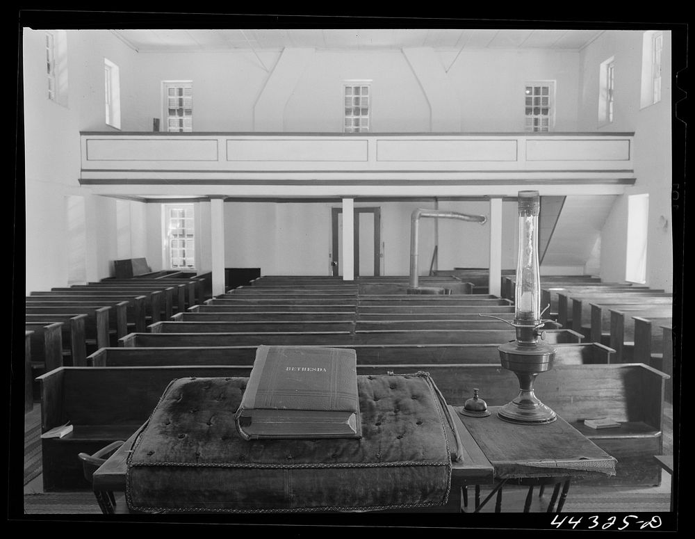 [Untitled photo, possibly related to: The Bethesda Baptist church. Greene County, Georgia]. Sourced from the Library of…