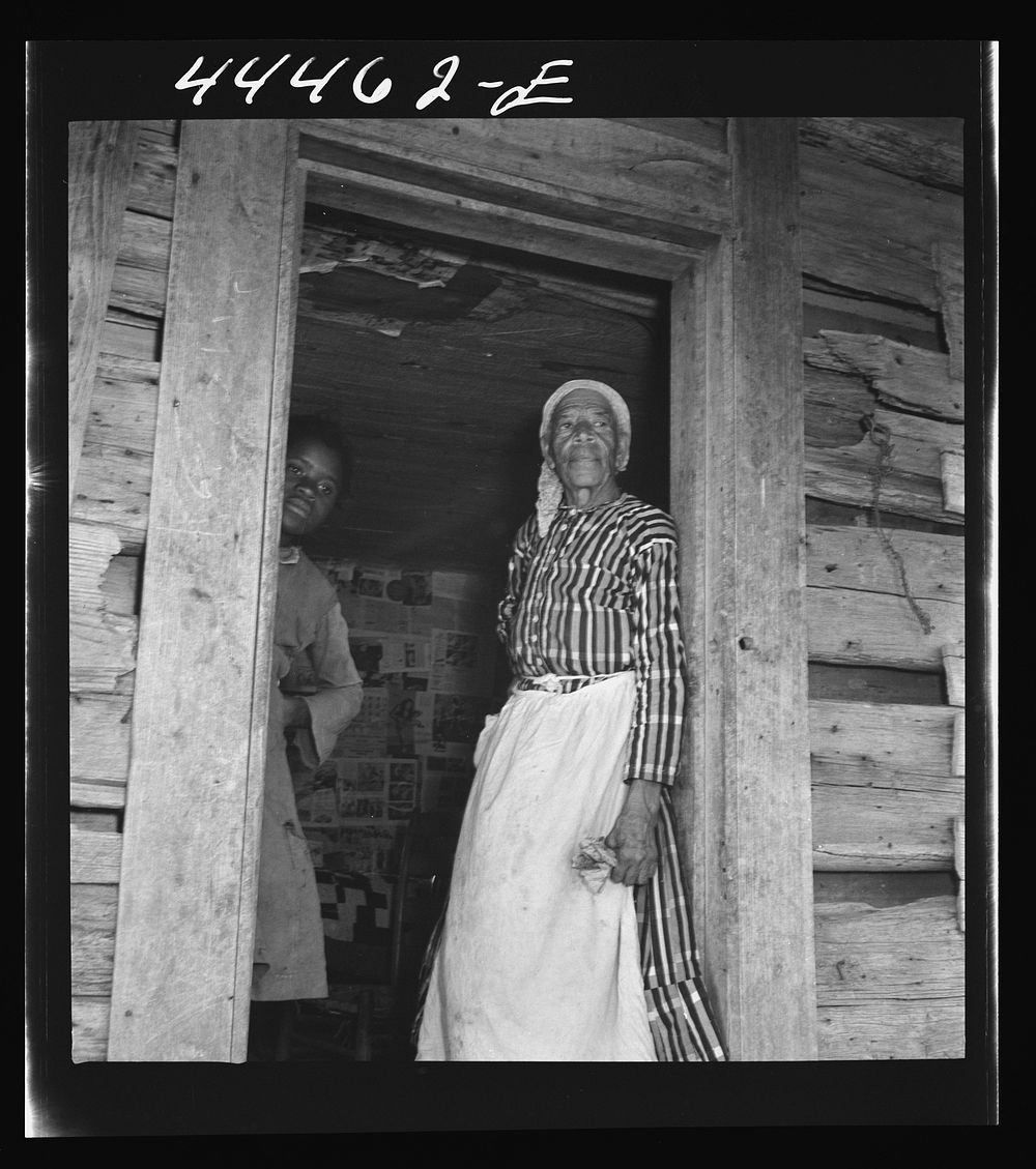 [Untitled photo, possibly related to: Mulatto ex-slave in her house near Greensboro, Alabama]. Sourced from the Library of…