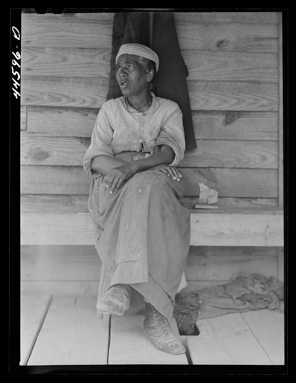[Untitled photo, possibly related to: Mother of Mr. Allen Mathews, FSA (Farm Security Administration) borrower. Near…