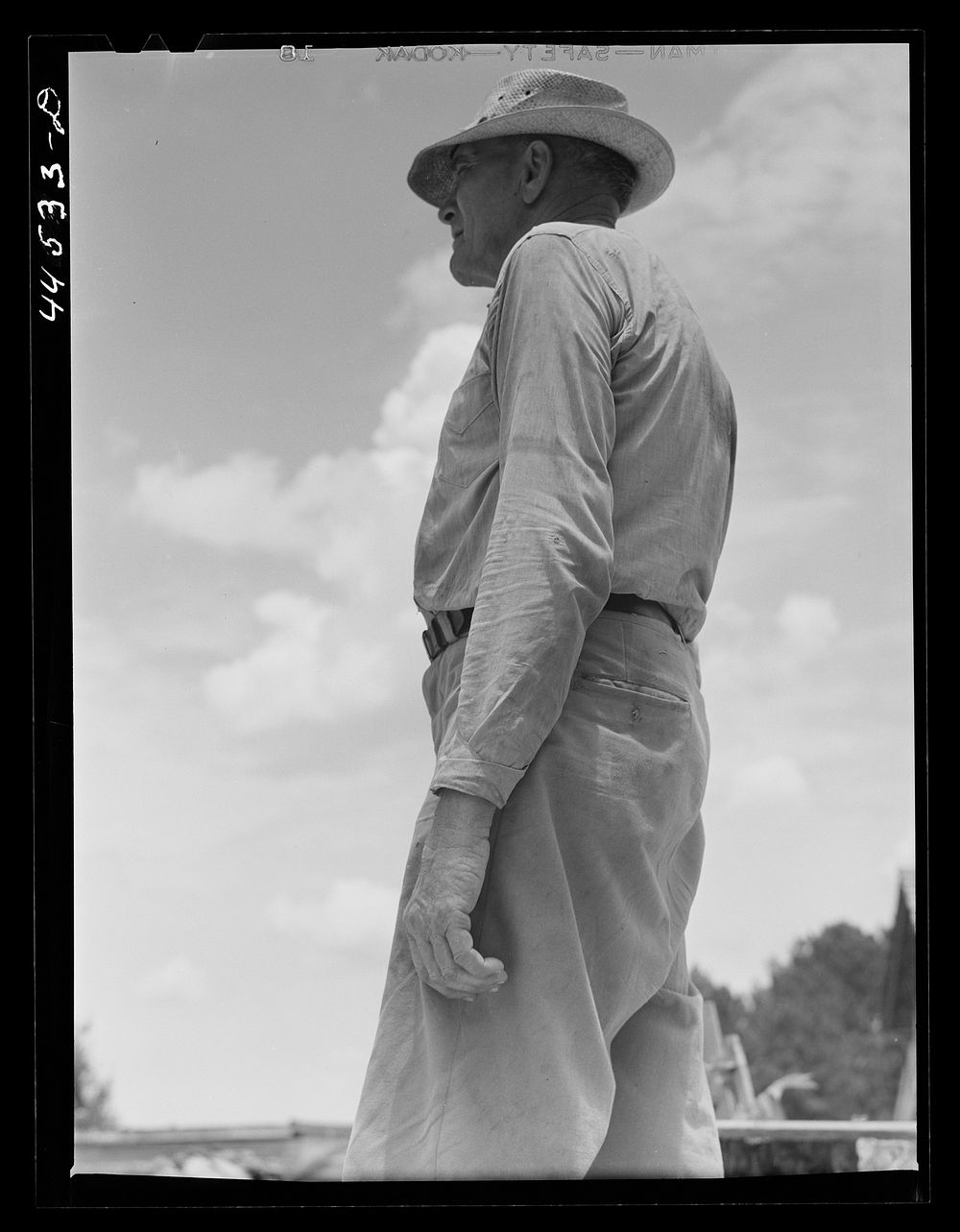 Mr. W. Corry, a substantial farmer in Siloam, Greene County, Georgia. Sourced from the Library of Congress.